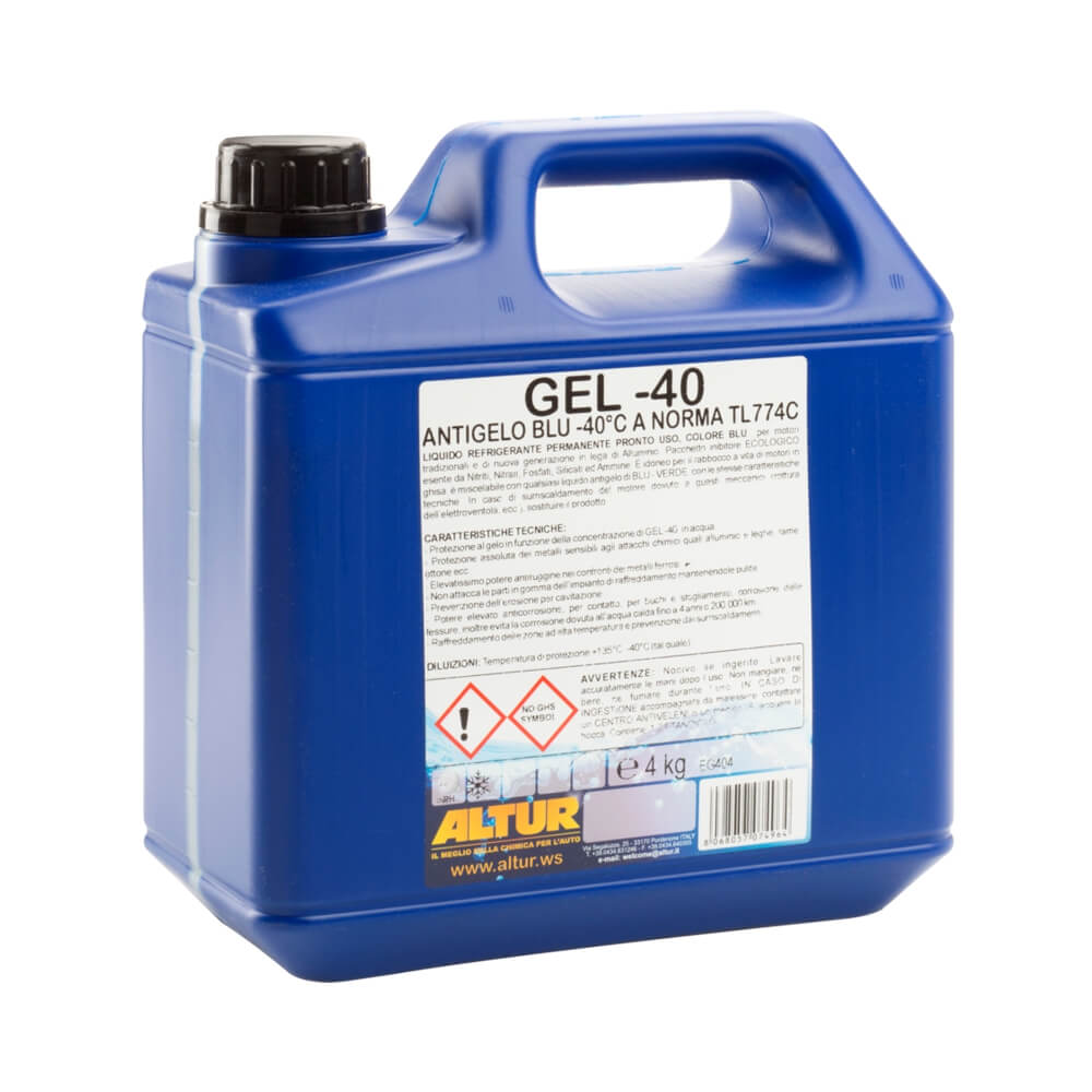 Gel XP-40°C liquido per radiatori, kg.4 - Altur Shop